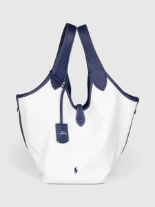 Ralph Lauren White Play Medium Tote Bag