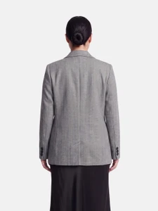 Anine Bing Grey Double Breasted Blazer