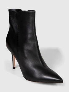 Gianvito Rossi Black Leather Heeled Ankle Boots