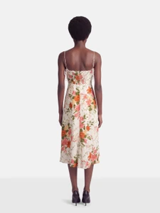 Reformation Floral Slip Midi Dress