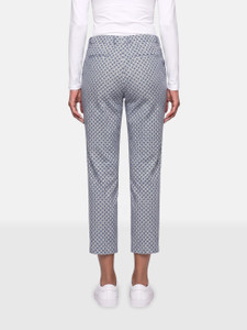 Marni Blue Abstract Cropped Trousers