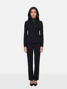 Akris Black Wool Suit Set