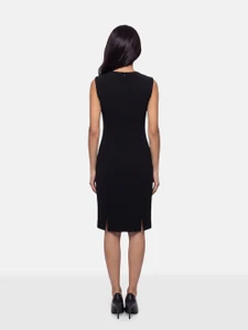 Akris Black Wool Sleeveless Dress