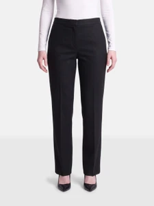 Jil Sander Grey Wool Straight Trousers
