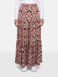 La DoubleJ Floral Print Maxi Skirt