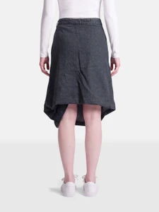 Vivienne Westwood Navy Denim Asymmetric Skirt
