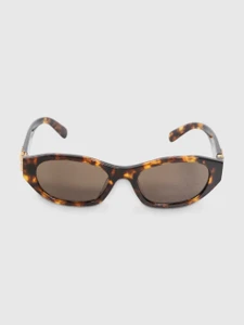 Miu Miu Honey Havana Rectangle Sunglasses