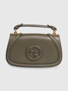 Gucci Khaki Leather Blondie Bag