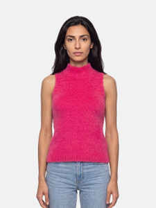 Versace Pink Knit Sleeveless Jumper