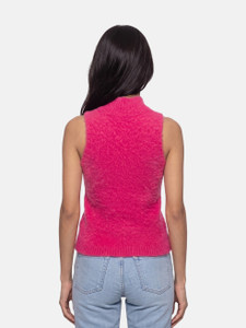 Versace Pink Knit Sleeveless Jumper