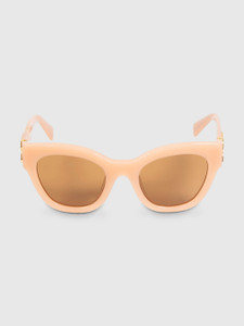 Miu Miu Peach Cat Eye Tinted Sunglasses