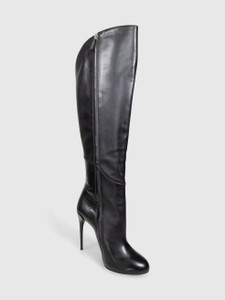 Gucci Black Leather Knee High Stiletto Boots Gucci Black Leather Knee High Stiletto Boots
