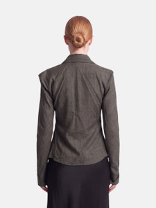 Vivienne Westwood Grey Sheer Blouse Vivienne Westwood Grey Sheer Blouse