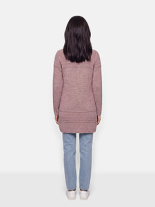 Zadig & Voltaire Purple Alpaca Long Cardigan Zadig & Voltaire Purple Alpaca Long Cardigan