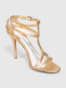 Camilla Skovgaard Gold Leather Heeled Sandals