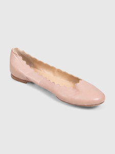 Chloé Beige Leather Lauren Flats Chloé Beige Leather Lauren Flats