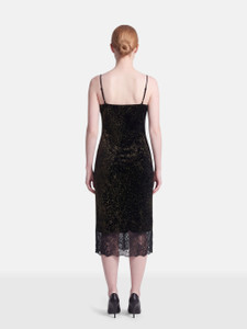 Nili Lotan Black Velvet Slip Dress Nili Lotan Black Velvet Slip Dress