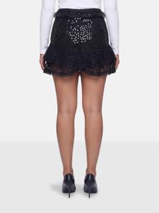 Isabel Marant Black Sequinned Mini Skirt Isabel Marant Black Sequinned Mini Skirt