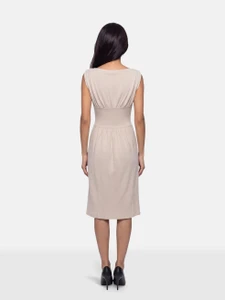 Prada Beige Knit Sleeveless Mini Dress