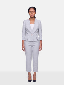 Vivienne Westwood Light Blue Wool Suit Set