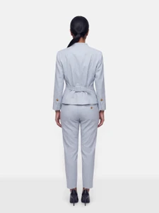 Vivienne Westwood Light Blue Wool Suit Set