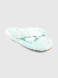 Maison Margiela Turquoise Terry Towel Slides