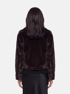 Vince Purple Faux Fur Coat Vince Purple Faux Fur Coat
