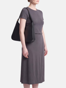 DeMellier Black Leather Tokyo Shoulder Bag