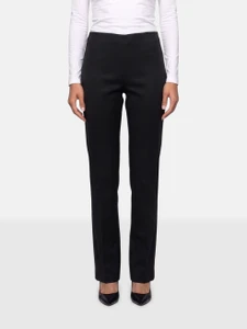 La Perla Black Silk Slim Trousers La Perla Black Silk Slim Trousers