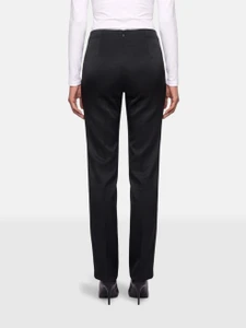La Perla Black Silk Slim Trousers La Perla Black Silk Slim Trousers