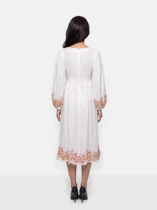 Zimmermann White Mae Floral Midi Dress Zimmermann White Mae Floral Midi Dress