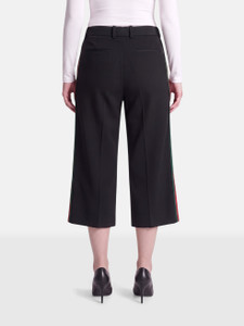 Gucci Black Web Stripe Trousers Gucci Black Web Stripe Trousers