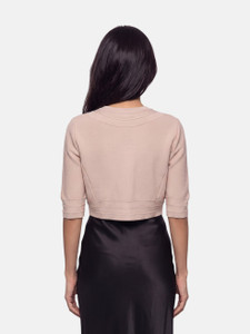 Herve Leger Beige Stretchy Crop Bolero Herve Leger Beige Stretchy Crop Bolero