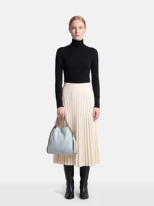 Stella McCartney Blue Vegan Suede Falabella Tote Bag Stella McCartney Blue Vegan Suede Falabella Tote Bag