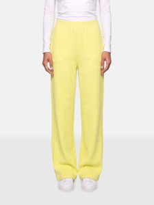 Maison Margiela Neon Yellow Wide Leg Elasticated Joggers Maison Margiela Neon Yellow Wide Leg Elasticated Joggers