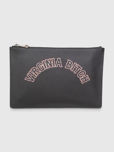 Givenchy Black Saffiano Faux Leather Clutch Givenchy Black Saffiano Faux Leather Clutch