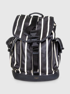 Givenchy Black & White Striped Obsedia Backpack Givenchy Black & White Striped Obsedia Backpack