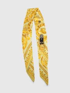 Versace Yellow & Green Scarf Belt Versace Yellow & Green Scarf Belt