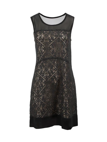 Marc Jacobs Marc by Marc Jacobs Black Lace Mini Dress