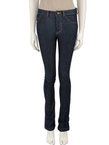 Victoria Beckham Blue Denim Skinny Fit Jeans