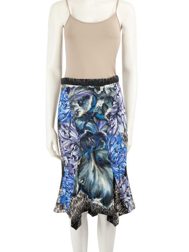 Peter Pilotto Floral Print Knee Length Skirt