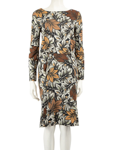 Marni Leaf Pattern Knee Length Dress