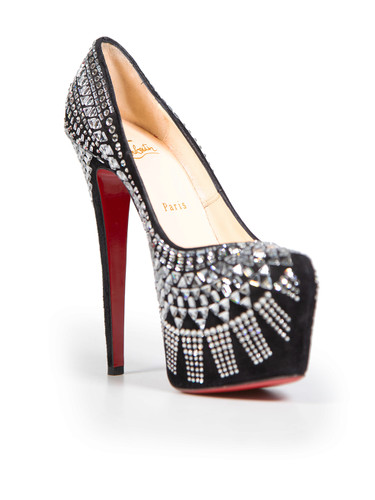 Christian Louboutin Crystal Decora Strass Pumps