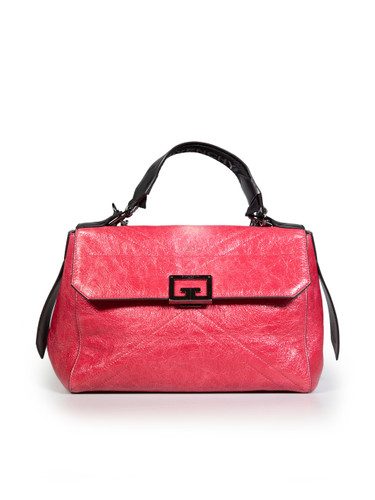 Givenchy Pink Creased Leather ID Shoulder Bag