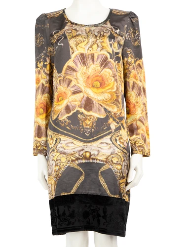 Roberto Cavalli Class Roberto Cavalli Floral Printed Knee-Length Dress
