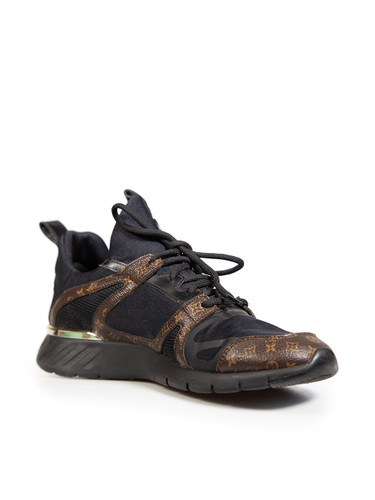 Louis Vuitton Black Technical Monogram Aftergame Trainers