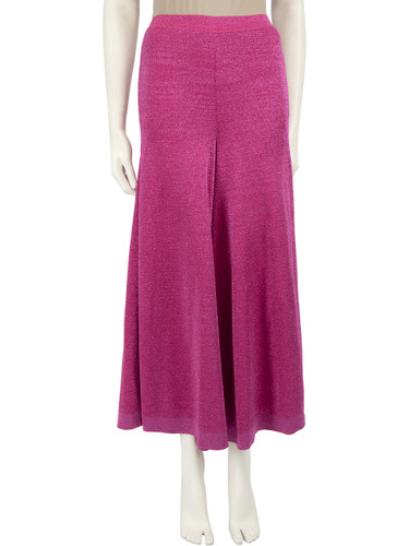 Missoni Pink Metallic Wide Leg Trousers