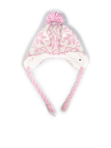 Bogner Pink Knit Winter Bobble Hat