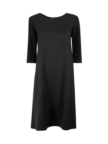 Yohji Yamamoto Vintage Y’s Black Wool Mid Sleeve Dress