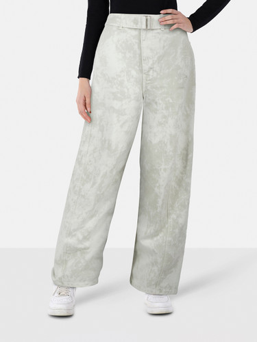 Lemaire Grey Stone Wash Wide Leg Jeans